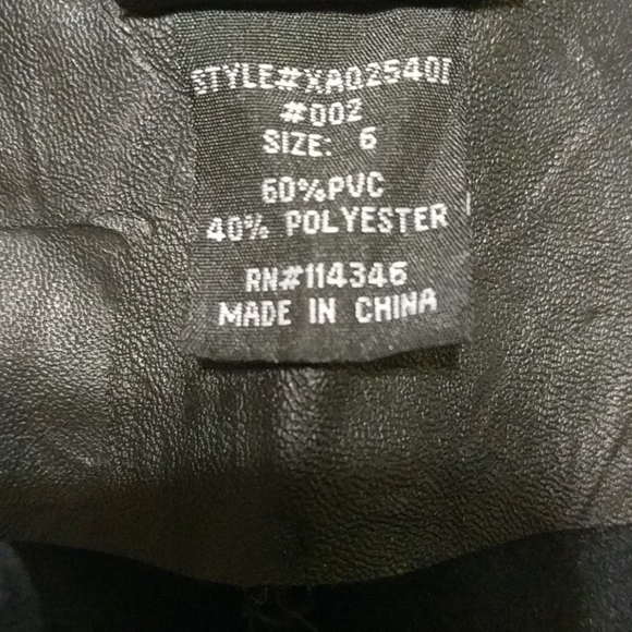 Frederick's of Hollywood Polyvinyl Pants - Picture 9 of 12